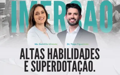 Cartaz da imersão em avaliação para a identificação de altas habilidades/superdotação