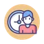 Ilustração de Fonoaudiologia na Clínica Cognus